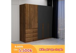 tủ quần áo gỗ công nghiệp hiện đại