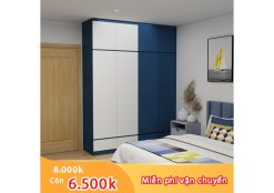 tủ quần áo gỗ công nghiệp hiện đại