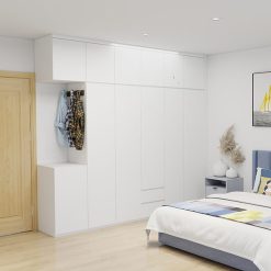 tủ quần áo gỗ công nghiệp hiện đại