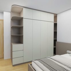 tủ quần áo gỗ công nghiệp hiện đại