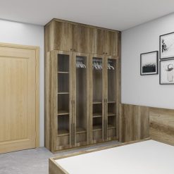 tủ quần áo gỗ công nghiệp hiện đại