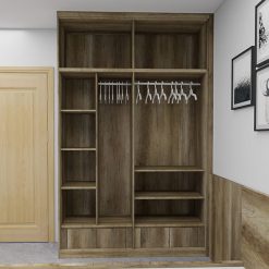 tủ quần áo gỗ công nghiệp hiện đại