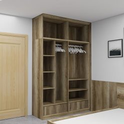 tủ quần áo gỗ công nghiệp hiện đại