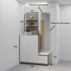 Tủ giày kịch trần