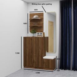 Tủ giày kịch trần